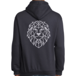sweat capuche dos Lion